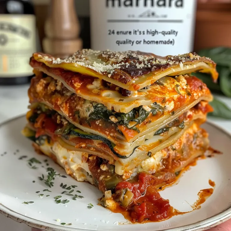 Nahaufnahme eines köstlichen vegetarischen Auflaufs mit frischen Gemüseschichten und geschmolzenem Käse.