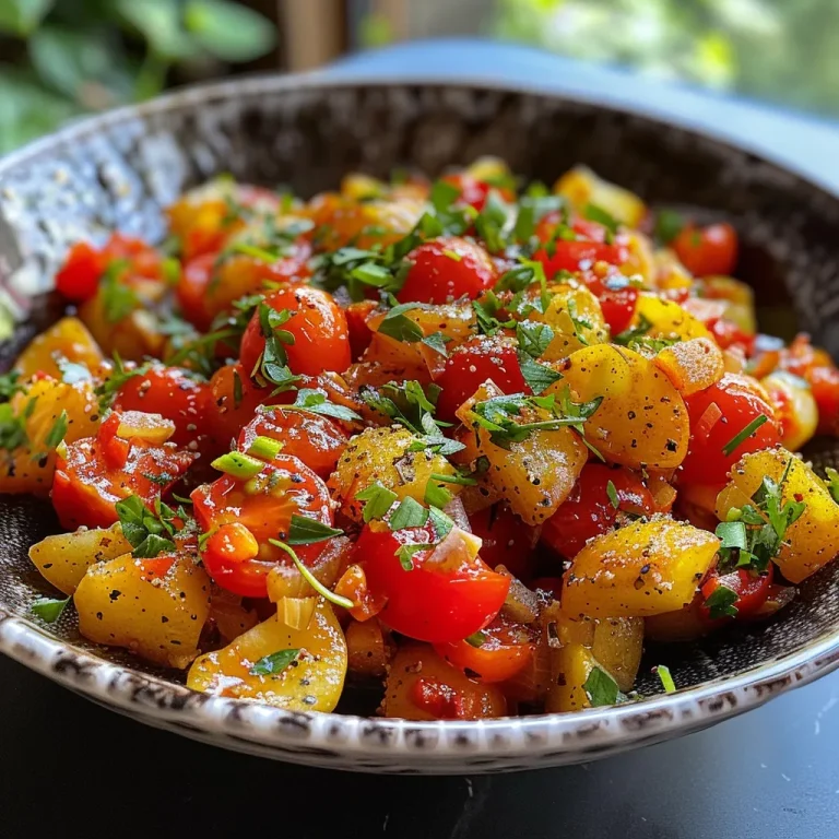 Nahaufnahme einer Reis-Gemüse-Pfanne mit buntem Gemüse.
