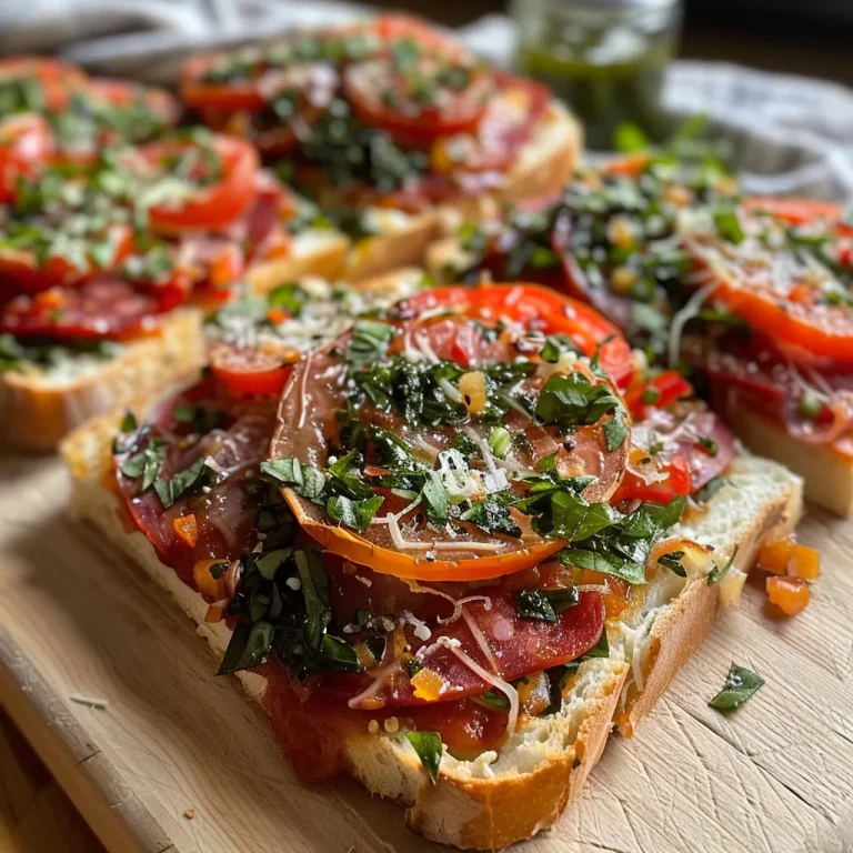 Saftige Würzige Pizzabrötchen auf einem Teller, seitliche Ansicht.