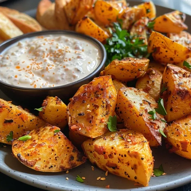 S kartoffel mit Pfiff: Einfaches Rezept f r Genussmomente Saftige gebackene Süßkartoffel mit Honig-Zitronen Dip und frischen Gemüsebeilagen.