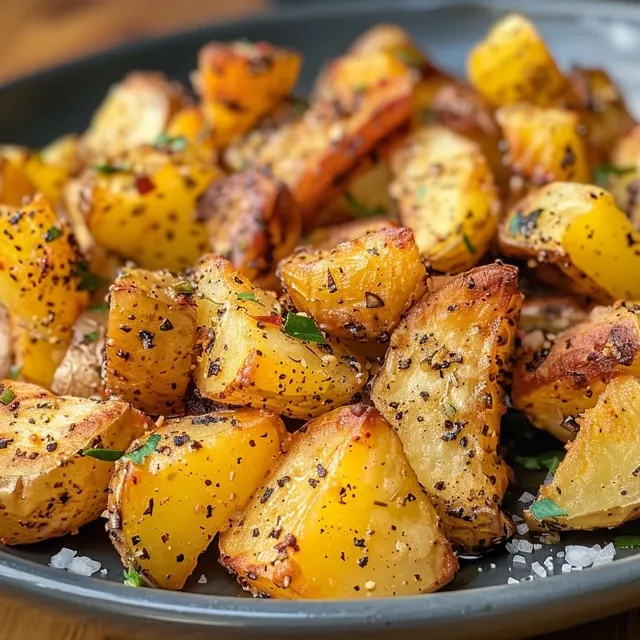 Eine Seiteansicht von frisch zubereiteten Süßkartoffel Pommes im Air Fryer.