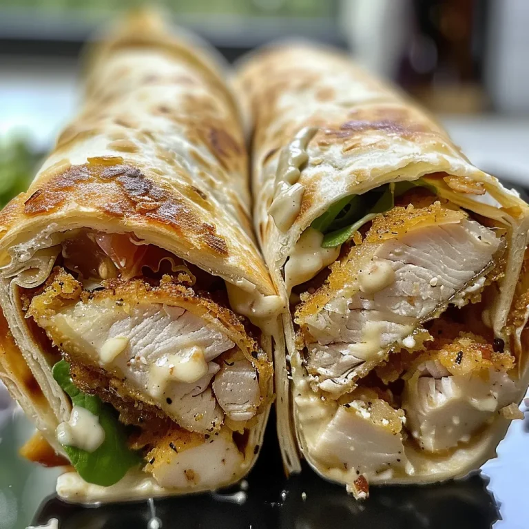 Nahaufnahme eines Chicken Ranch Snack Wraps mit frischem Gemüse und knuspriger Panade.