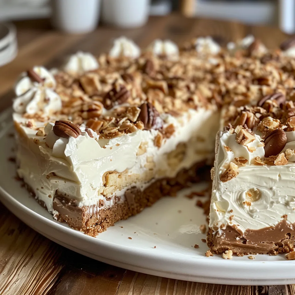 Seitliche Ansicht eines cremigen und schokoladigen Maxi King Kuchens.