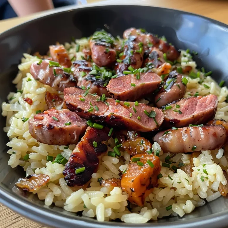 Nahaufnahme von gebratenem Reis mit buntem Gemüse und Ei auf einem Teller.