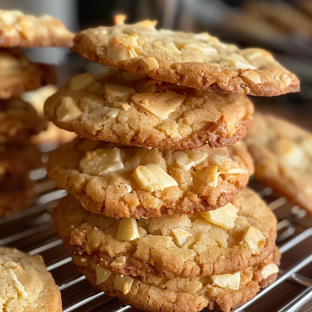 Nahaufnahme von Zitronen Cookies, die frisch gebacken aussehen.