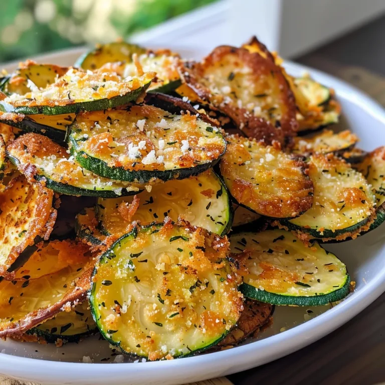 Krosse Zucchini-Chips: Der Snack f r Genie er Nahaufnahme von knusprigen Zucchini-Chips, goldbraun gebacken.