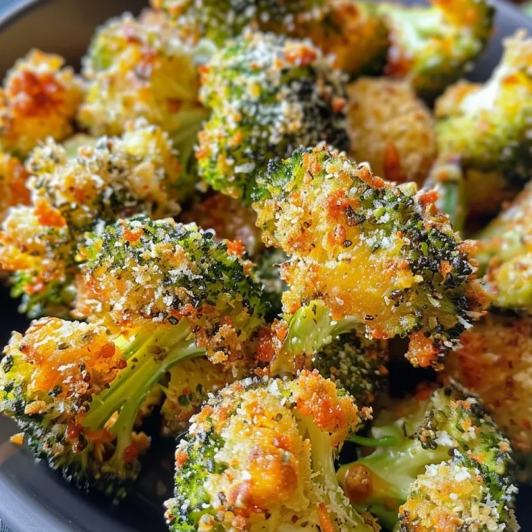 Köstliche Brokkoli Snacks mit würzigem Sriracha Dip Einfach und Schnell Nahaufnahme von gebackenem Brokkoli-Snack mit Dip.