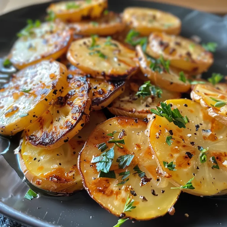 Saftige, geröstete Süßkartoffelrunden mit Honig und Feta.