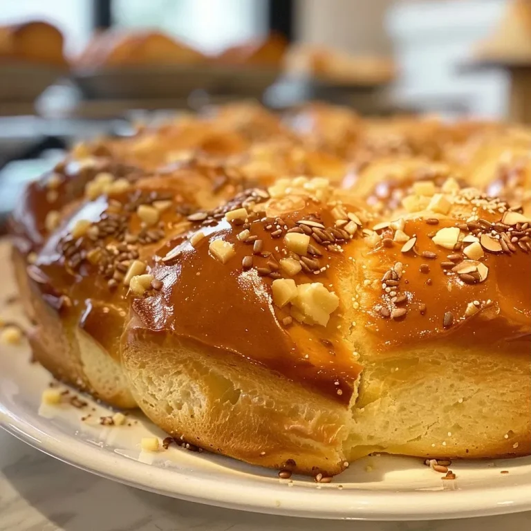Nahaufnahme von Knoblauchbutterreis in einer Schüssel, glänzend und appetitlich.