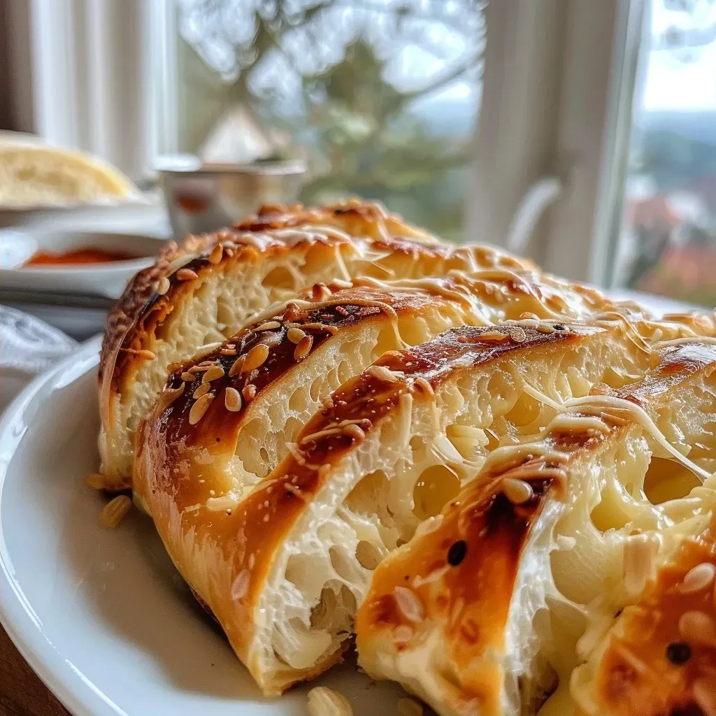 Seitenansicht von köstlichem Knoblauchbutterreis, garnierte Petersilie sichtbar.