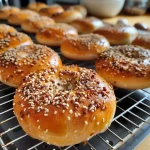 Krosse Reisbällchen aus der Heißluftfritteuse, goldbraun und knusprig.