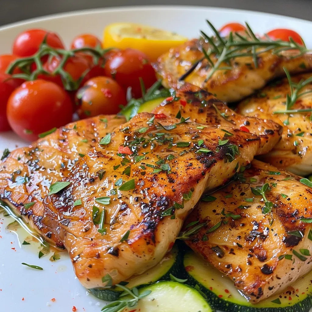 Seiteansicht von Lachspäckchen mit Zuckerschoten und Tomaten.