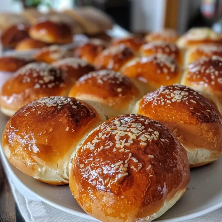 Detaillierte Nahaufnahme von saftigen Reisbällchen auf einem Teller.