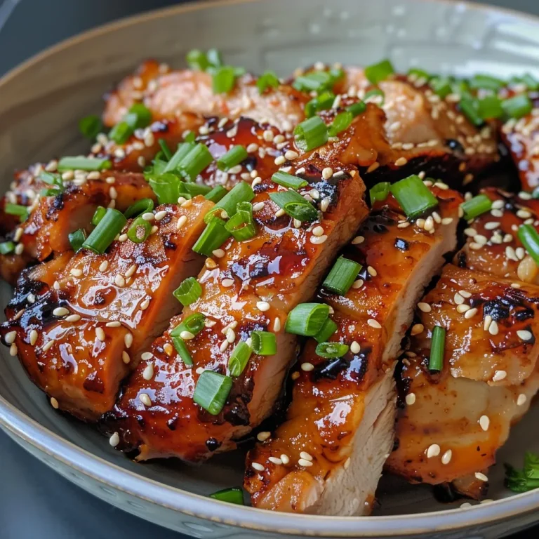 Scharfe koreanische BBQ-Hühnchen-Reisschüssel mit Brokkoli und Karotten, in einer Schüssel angerichtet.