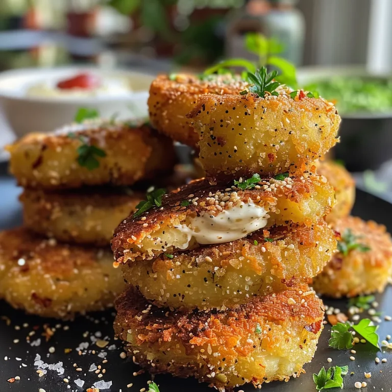 Saftige vegane Kroketten in Nahaufnahme, golden gebacken.
