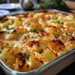 ['Close-up view of Brokkoli Kartoffel Gratin with a creamy béchamel sauce.', 'Side perspective of a delicious Brokkoli Kartoffel Gratin showcasing layers of broccoli and potatoes.', 'Juicy Brokkoli Kartoffel Gratin on a plate, highlighting the melted cheese and creamy texture.', 'Detailed shot of Brokkoli Kartoffel Gratin with a golden crust and vibrant green broccoli pieces.']