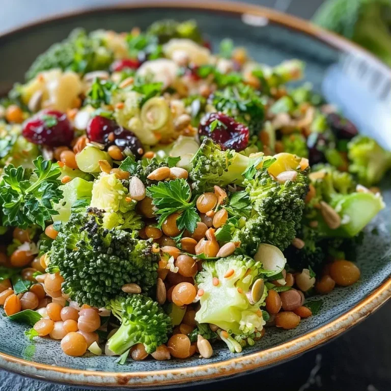 ['A close-up side view of a vibrant broccoli salad featuring green broccoli florets and a creamy dressing.', 'Juicy, fresh broccoli salad displayed with ingredients like raisins and red onion visible.', 'An appetizing image of broccoli salad taken from the side, highlighting the colorful mix of vegetables and dressing.', 'Detail of a broccoli salad showcasing bright green broccoli with hints of red onion and creamy sauce.']