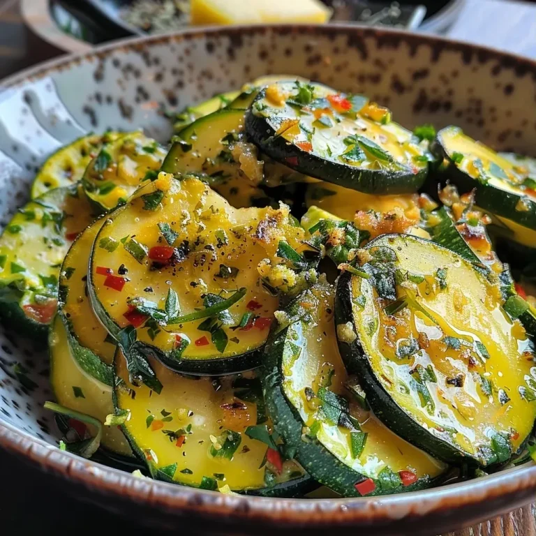 ['Side view of roasted zucchini garnished with herbs and Parmesan.', 'Close-up of juicy roasted zucchini slices with a sprinkle of spices.', 'Appetizing roasted zucchini drizzled with olive oil and fresh herbs.', 'Golden-brown roasted zucchini served on a plate, showcasing texture.']