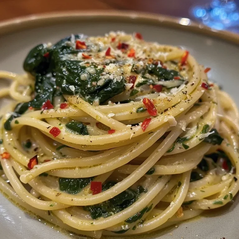 ['Close-up view of a creamy shrimp pasta dish with vibrant greens and garnishes.', 'Side view of a tempting Gesunde Garnelen Pasta featuring shrimp, spinach, and creamy sauce.', 'Detailed image of shrimp linguine pasta topped with fresh ingredients and garnishes.', 'Appetizing close-up shot of healthy shrimp pasta with a blend of colorful vegetables.']