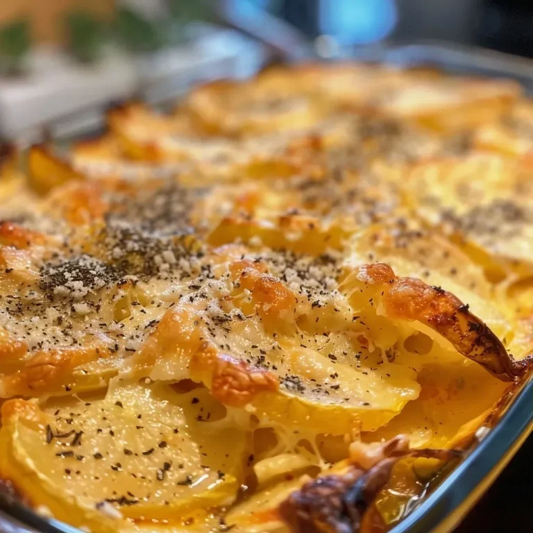 ['Close-up view of a golden-brown Kartoffel-Paprika-Gratin with visible layers of potatoes and peppers.', 'Side view of a creamy Kartoffel-Paprika-Gratin topped with melted cheese, showcasing colorful ingredients.', 'Juicy Kartoffel-Paprika-Gratin with a crispy cheese layer, highlighting slices of red pepper and potato.', 'Delicious Kartoffel-Paprika-Gratin in a dish, featuring a mix of potatoes, red peppers, and herbs.']