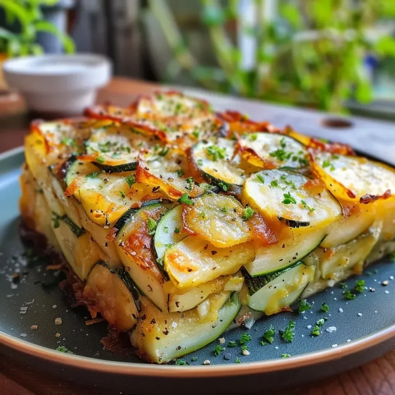 ['A close-up view of a Kartoffel-Zucchini-Auflauf, showcasing layers of sliced potatoes and zucchini.', 'A side view of a baked Kartoffel-Zucchini-Auflauf, revealing a golden cheesy top and fresh herb garnish.', 'A detailed shot of Kartoffel-Zucchini-Auflauf highlighting the creamy sauce and colorful vegetable slices.', 'An appetizing close-up of a family-style Kartoffel-Zucchini-Auflauf, filled with cheese and herbs.']