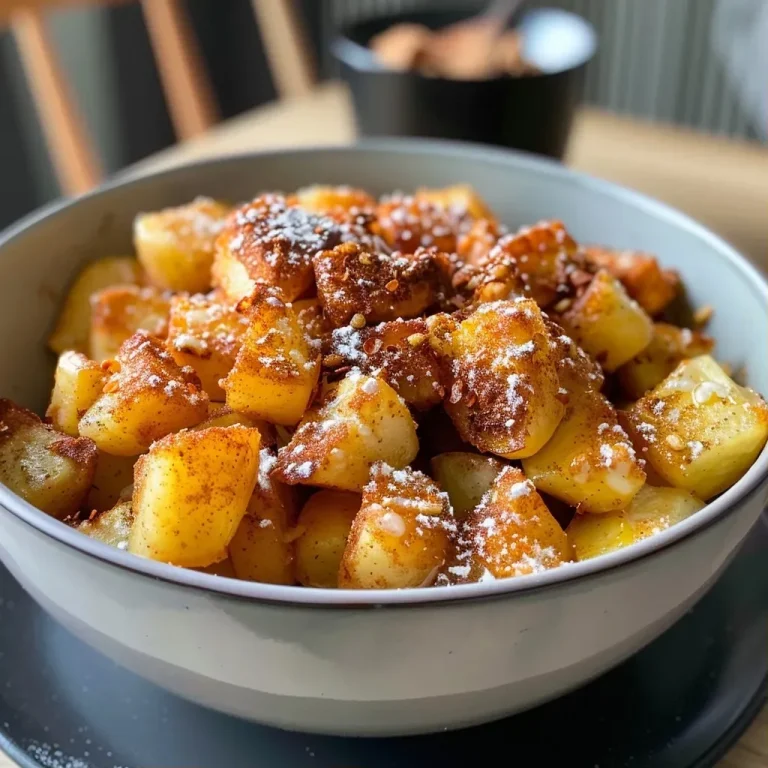 ['Close-up of crispy sweet potato cubes, golden and garnished with parsley.', 'Side view of juicy air-fried sweet potato cubes, showing their crispy texture.', 'Detailed shot of seasoned sweet potato pieces, glistening with olive oil.', 'Close view of vibrant sweet potato cubes, showcasing their delicious color and texture.']