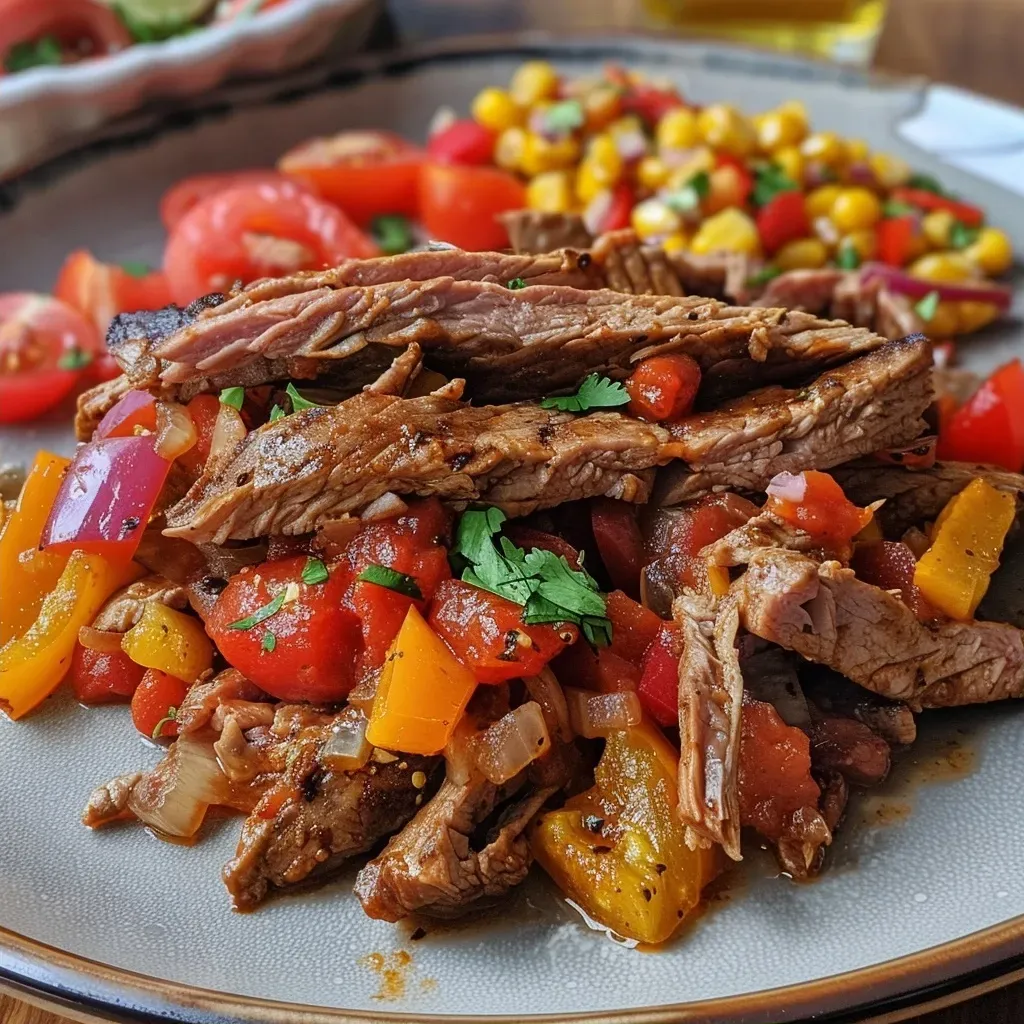 ['Close-up side view of a colorful low carb Tex Mex casserole with layers of meat, vegetables, and melted cheese.', 'Juicy Tex Mex casserole displayed at an angle, showcasing its vibrant ingredients like peppers and kidney beans.', 'A tempting side view of a low carb casserole, highlighting ground meat and a cheese topping, served in a rustic dish.', 'Detailed close-up of a hearty Tex Mex casserole, featuring a blend of meats, cheese, and fresh vegetables.']