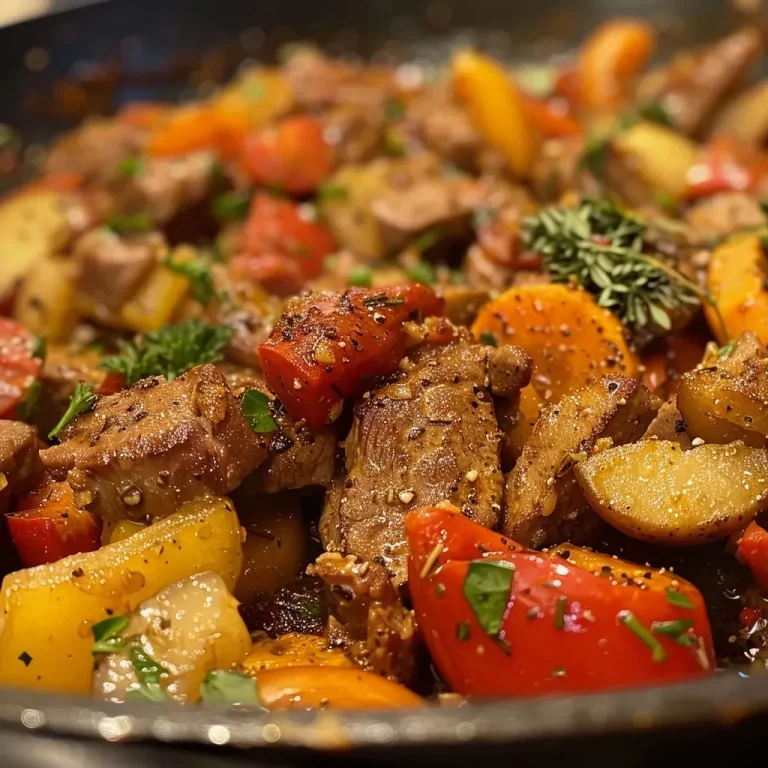 ['Close-up view of a delicious Mafia Topf with Rinderhackfleisch, featuring vibrant vegetables.', 'Juicy, flavorful Mafia Topf dish with ground beef and colorful peppers, shot from the side.', 'Side view of a hearty Mafia Topf, highlighting the rich ingredients like kidney beans and tomatoes.', 'A mouthwatering Mafia Topf featuring seasoned ground beef and fresh vegetables, captured in detail.']