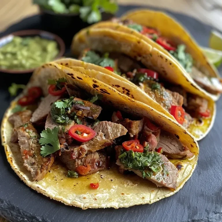 ['Close-up view of juicy Rinderhack tacos topped with avocado and salsa.', 'Side view of deliciously seasoned Rinderhack tacos with fresh toppings.', 'Tasty Rinderhack tacos filled with ground beef and garnished with cheese.', 'Colorful display of Rinderhack tacos served on a plate with fresh ingredients.']