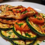['A vibrant close-up of a sizzling shrimp and vegetable stir-fry.', 'Juicy shrimp mixed with colorful vegetables in a frying pan.', 'A side view of a flavorful shrimp dish with zucchini and bell peppers.', 'Freshly cooked shrimp and assorted vegetables on a plate.']