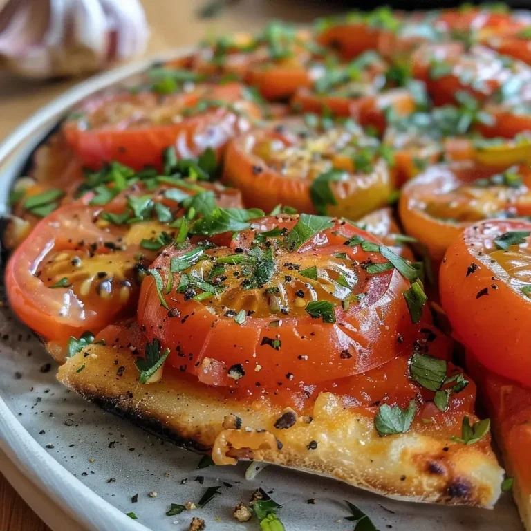 ['Close-up view of a plate of Tomatenreis with garnishes.', 'Side view of a serving of Tomatenreis, showcasing its vibrant colors.', 'Juicy Tomatenreis in a bowl, highlighting its fresh ingredients.', 'Delicious-looking Tomatenreis, featuring tomatoes and herbs.']