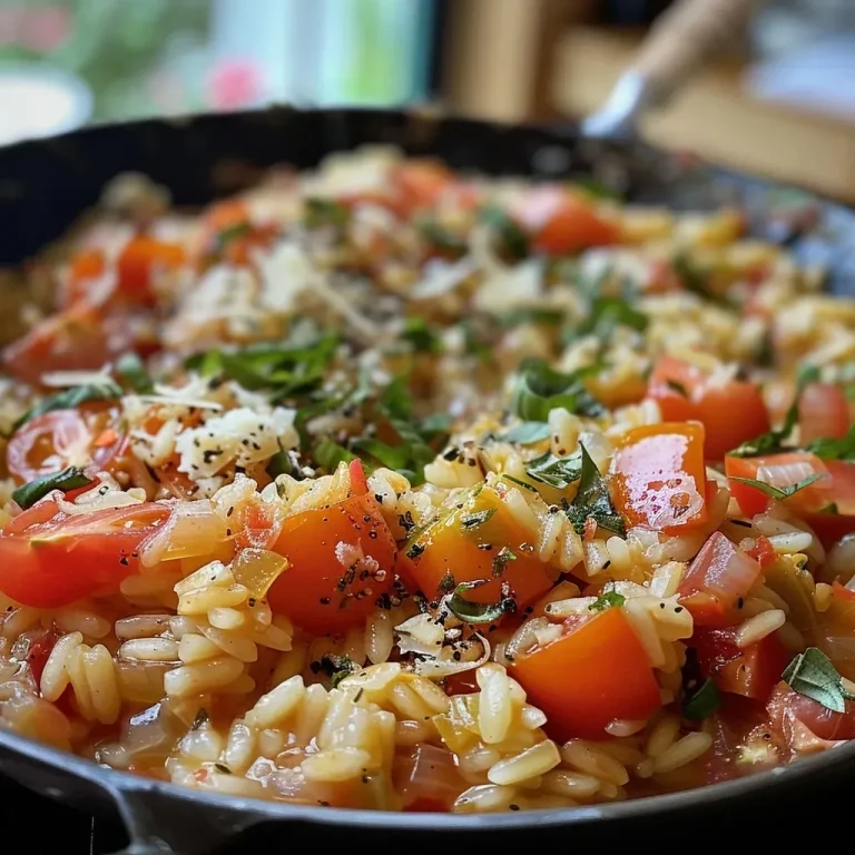 ['Close-up view of creamy tomato risotto with fresh ingredients.', 'Side perspective of a bowl of tomato risotto garnished with basil.', 'Juicy tomato risotto featuring Datteltomaten and Parmesan cheese.', 'Detailed shot of risotto with vibrant red tomatoes in a bowl.']
