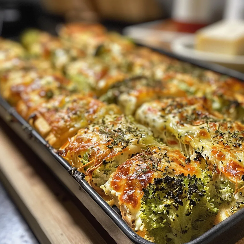 ['Close-up view of a protein-rich broccoli chicken casserole with melted cheese on top.', 'Side perspective of a healthy broccoli and chicken bake, showcasing its creamy texture.', 'Juicy chicken and broccoli casserole served in a dish, highlighting the vibrant colors.', 'A hearty serving of broccoli chicken casserole with a golden cheese crust, viewed from the side.']