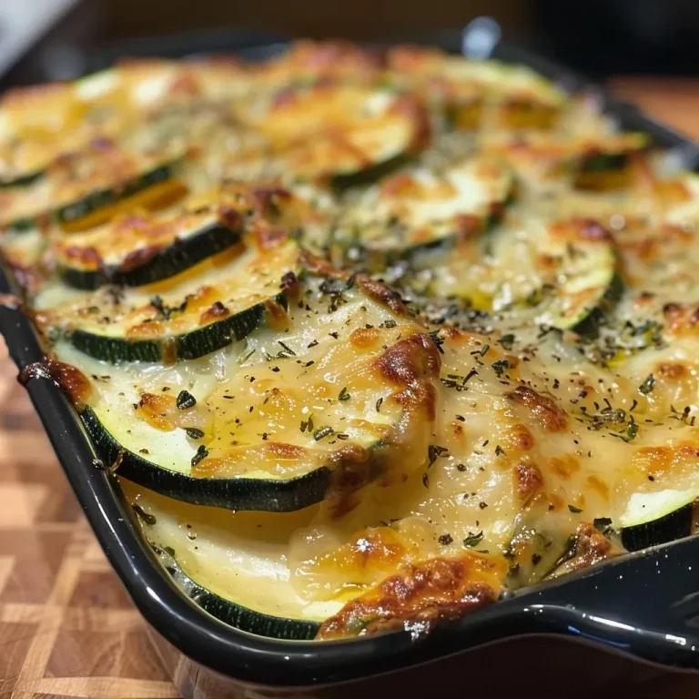['Close-up view of a baked zucchini casserole with cottage cheese, showing a golden crust and fresh herbs.', 'Side angle photo of a zucchini and cottage cheese bake, highlighting the layered texture and cheesy topping.', 'Juicy zucchini casserole featuring cottage cheese, with visible zucchini slices and a crispy top.', 'Deliciously baked zucchini and cottage cheese dish, showcasing the golden brown topping and vibrant green zucchini.']