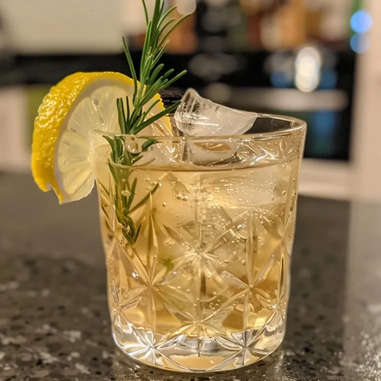 ['A refreshing non-alcoholic pear cocktail garnished with rosemary and served in a glass.', 'Close-up view of a fruity alkoholfreier Birnen Cocktail with a slice of pear and spices.', 'Side angle of a sparkling pear cocktail, topped with fresh herbs and spices.', 'Detailed image of an alkoholfreier Birnen Cocktail, showcasing its vibrant ingredients.']