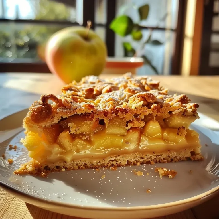 ['A close-up side view of a juicy Birnen-Auflauf with caramelized pear slices and a golden-brown top.', 'A delicious slice of pear casserole, featuring a soft texture and glistening honey glaze.', 'A side angle of Birnen-Auflauf showing layers of baked pears and a dusting of powdered sugar.', 'A close-up image capturing the rich, moist interior of a pear pudding with hints of almond.']