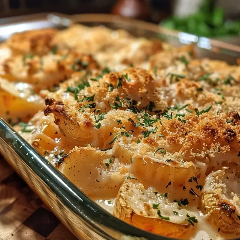 ['Close-up view of a golden-brown Kürbis-Quitten-Kartoffel-Gratin with a crispy top.', 'Side view of a layered gratin featuring potatoes, pumpkin, and quince.', 'Juicy Kürbis-Quitten-Kartoffel-Gratin highlighting the creamy texture and herbs.', 'Close-up of a savory gratin dish showcasing its vibrant ingredients.']