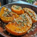 ['Close-up of a bowl filled with vibrant orange Kürbispesto.', 'Side view of freshly made Kürbispesto in a rustic dish.', 'Textured Kürbispesto showcasing its rich, creamy consistency.', 'A serving of Kürbispesto with visible pumpkin seeds and garlic.']