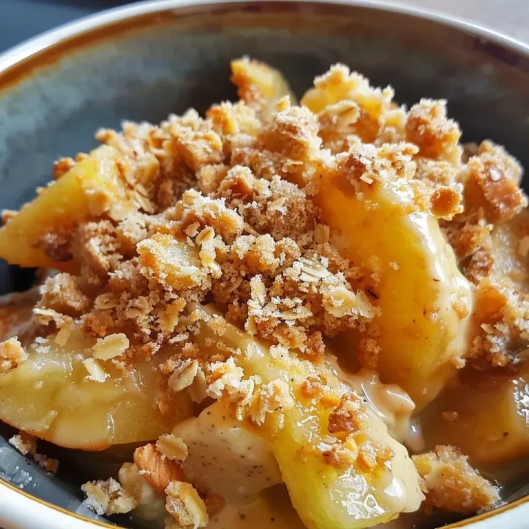 ['Close-up of a low carb apple crumble with a golden-brown crust and juicy apple filling.', 'Side view of a delicious low carb apple crumble, showcasing its crunchy topping and fresh apple slices.', 'Juicy low carb apple crumble displayed on a plate, with visible apple pieces and a crumbly topping.', 'Detailed shot of low carb apple crumble, highlighting the texture of the almond and coconut flour crust.']