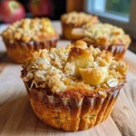 ['Close-up of Low Carb Apfelmuffins showcasing a golden-brown top with apple pieces visible.', 'Side view of freshly baked Low Carb Apfelmuffins, highlighting their moist texture and apple chunks.', 'Detailed shot of a Low Carb Apfelmuffin revealing a soft interior with hints of cinnamon.', 'Juicy Low Carb Apfelmuffins arranged on a plate, emphasizing their appetizing appearance.']