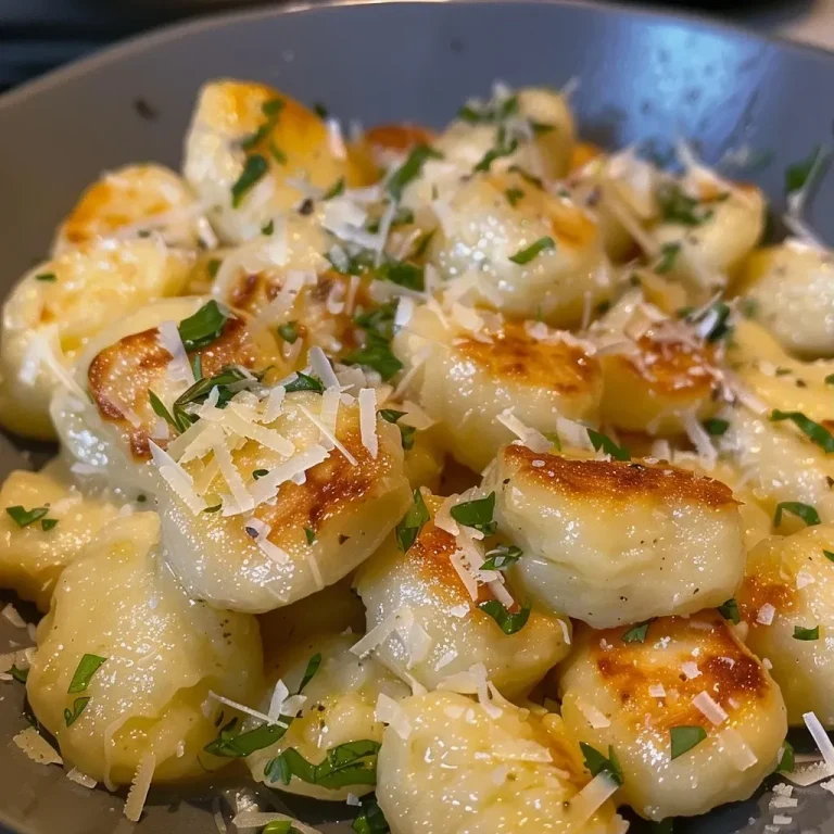 ['Close-up of golden brown low carb gnocchi on a white plate.', 'Side view of perfectly shaped low carb gnocchi with a sprinkle of Parmesan.', 'Juicy low carb gnocchi displayed on a rustic wooden surface.', 'Freshly made low carb gnocchi served with herbs and spices.']