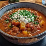 ['Close-up view of a rich, creamy Maronensuppe served in a bowl.', 'Side view of a delicious chestnut soup with a smooth texture.', 'Bowl of Maronensuppe featuring a glossy surface and garnish.', 'Detailed shot of Maronensuppe showcasing its thick consistency.']