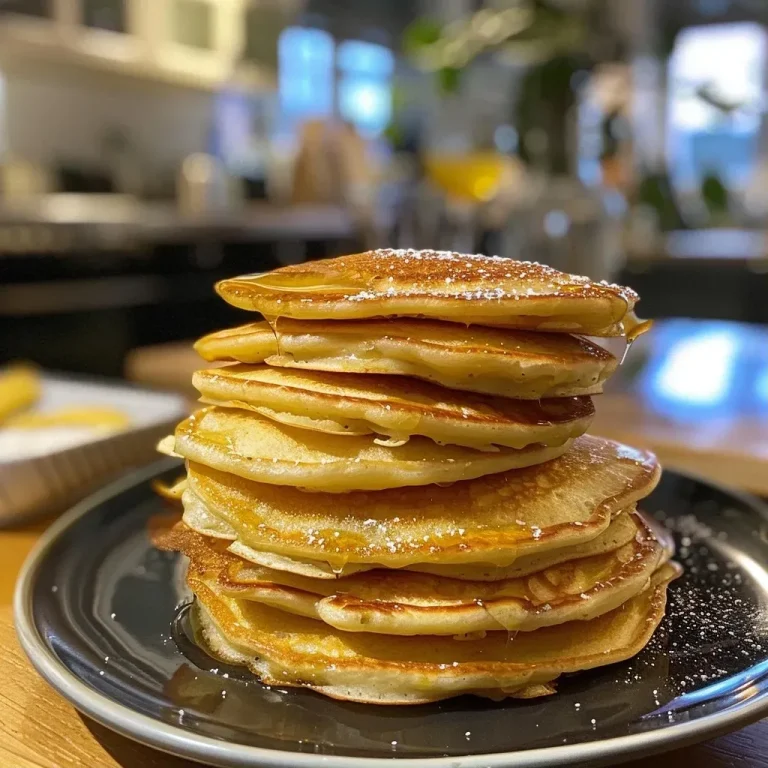 ['Side view of golden-brown Pastinaken pancakes topped with herbs.', 'Close up of fluffy Pastinaken pancakes garnished with fresh greens.', 'Juicy Pastinaken pancakes on a plate, showcasing their texture.', 'Deliciously cooked Pastinaken pancakes with a hint of spices visible.']