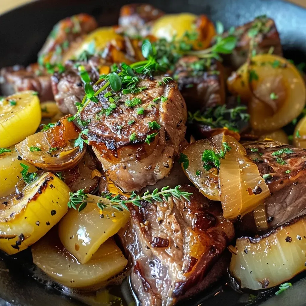 ['A close-up view of a skillet filled with juicy Spitzkohl and ground beef mix, garnished with yogurt.', 'Side-angle shot of a hearty Spitzkohl Hackfleisch dish in a frying pan, showcasing its vibrant colors.', 'Juicy Spitzkohl and minced meat dish served in a pan, with a creamy yogurt drizzle on top.', 'A delicious looking Spitzkohl Hackfleisch Pfanne, highlighting the textures of the cooked vegetables and meat.']