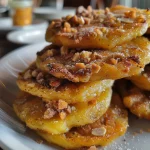 ['Close-up view of juicy Süßkartoffelplätzchen on a wooden surface.', 'Side profile of freshly baked Süßkartoffelplätzchen, highlighting their texture.', 'Detailed shot of golden-brown Süßkartoffelplätzchen arranged on a plate.', 'Juicy Süßkartoffelplätzchen with a light sheen, showcasing their inviting appearance.']