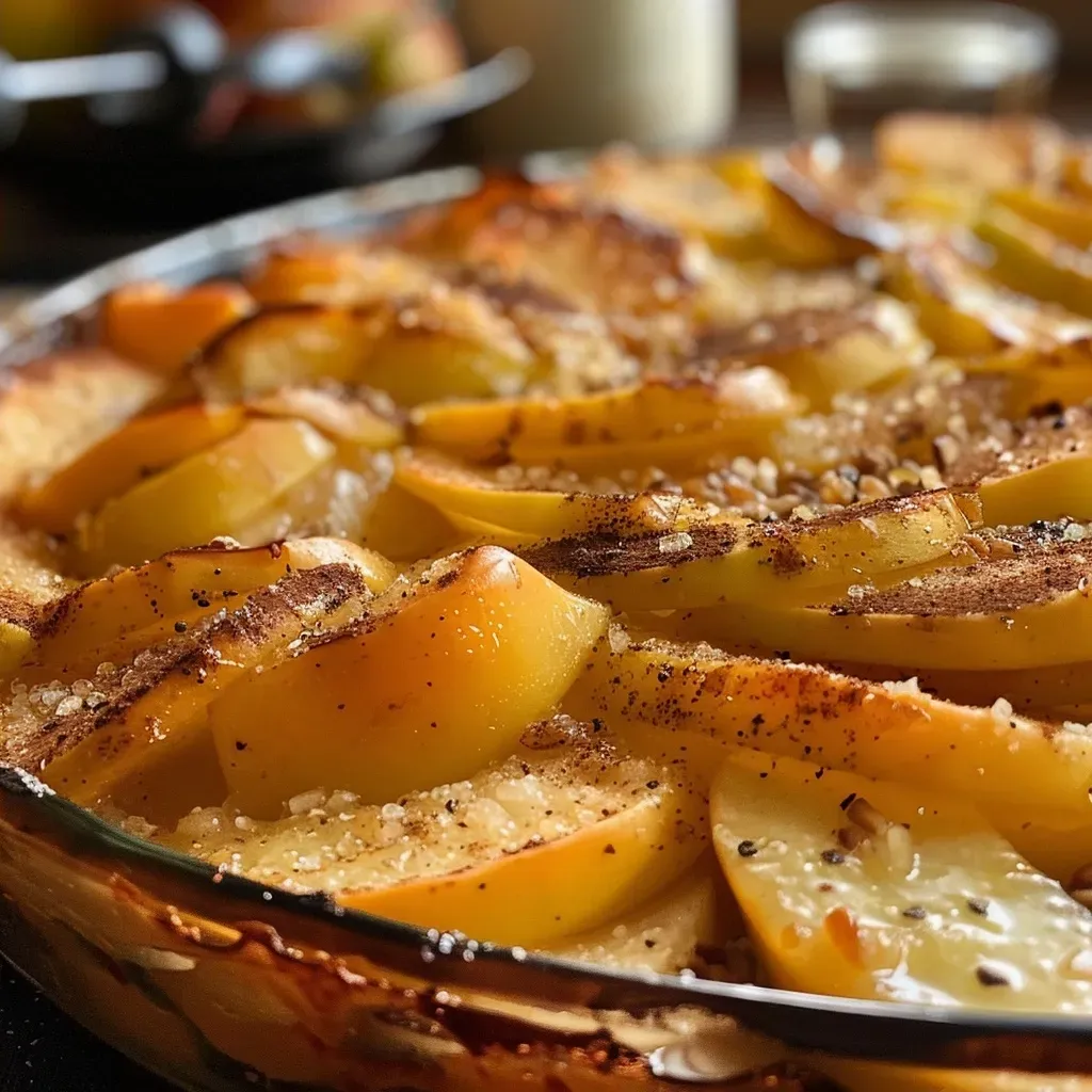['Close-up view of stewed apples with cinnamon in a bowl.', 'Side view of juicy cinnamon stewed apples glistening in a dish.', 'Plate of warm, apple slices coated in cinnamon and sugar.', 'Deliciously caramelized stewed apples topped with cinnamon sprinkles.']