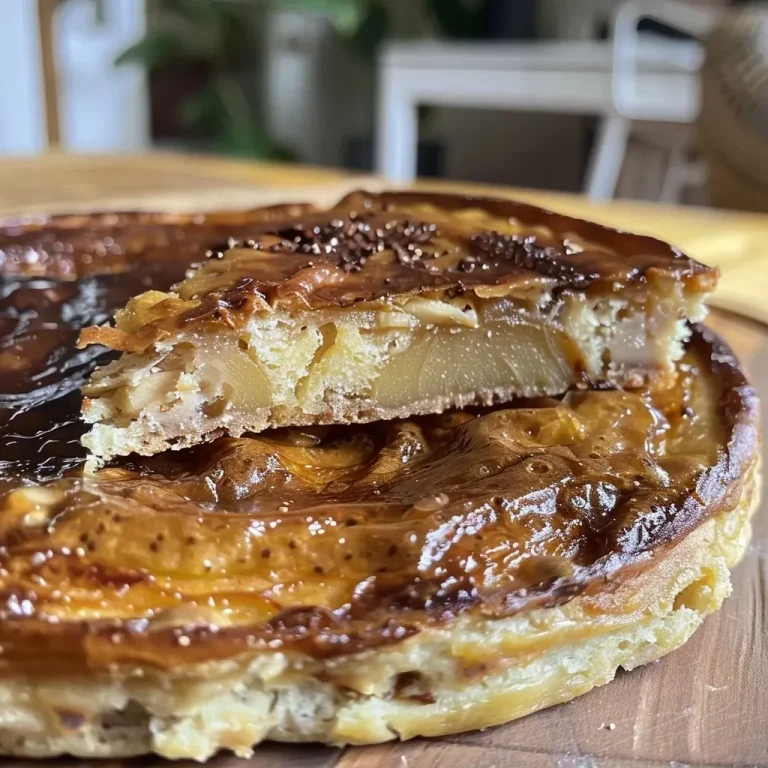 ['Close-up of a golden-brown Birnen-Pfannkuchen with slices of pear.', 'Side view of a fluffy pancake filled with pear, topped with a light sprinkle of cinnamon.', 'Juicy Birnen-Pfannkuchen resting on a plate, showcasing sweet pear pieces.', 'Rich, fluffy pancake with a texture detailed, highlighting the pear filling.']