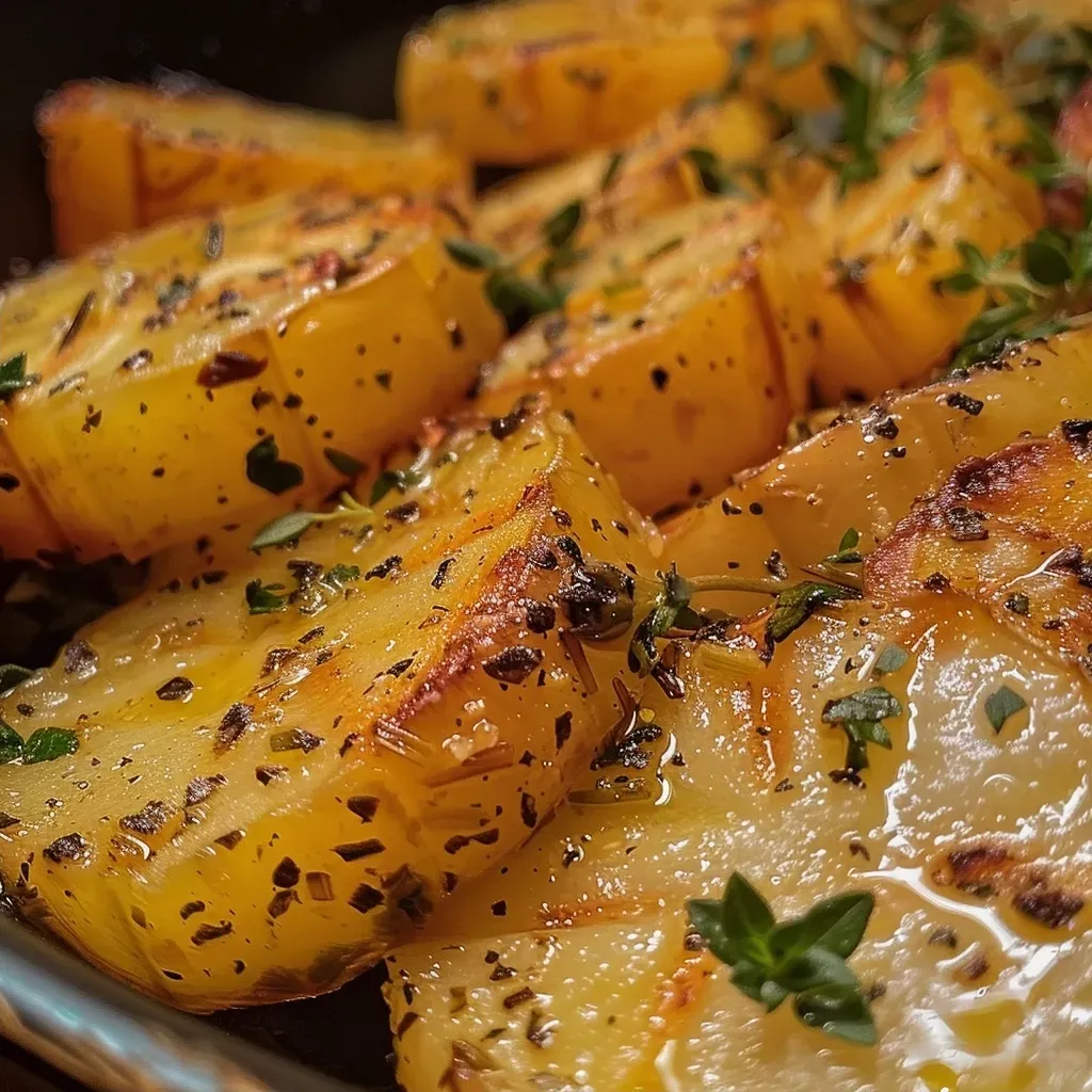 Close-up of baked Spitzkohl topped with Graviera cheese.