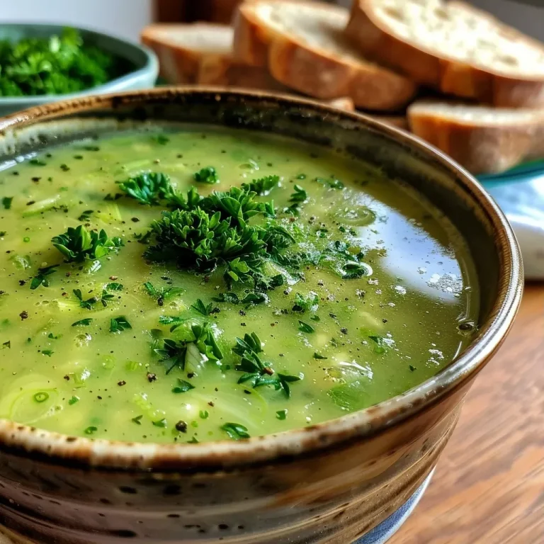 ['A close-up view of a bowl of vegan Grünkohlsuppe featuring dark green kale and chunks of potato.', 'A side view of a steaming bowl of Grünkohlsuppe, showcasing vibrant kale and creamy texture.', 'A detailed look at a vegan soup with kale and potatoes, set in a rustic bowl.', 'A warm bowl of Grünkohlsuppe, highlighting the fresh ingredients and rich, green color.']