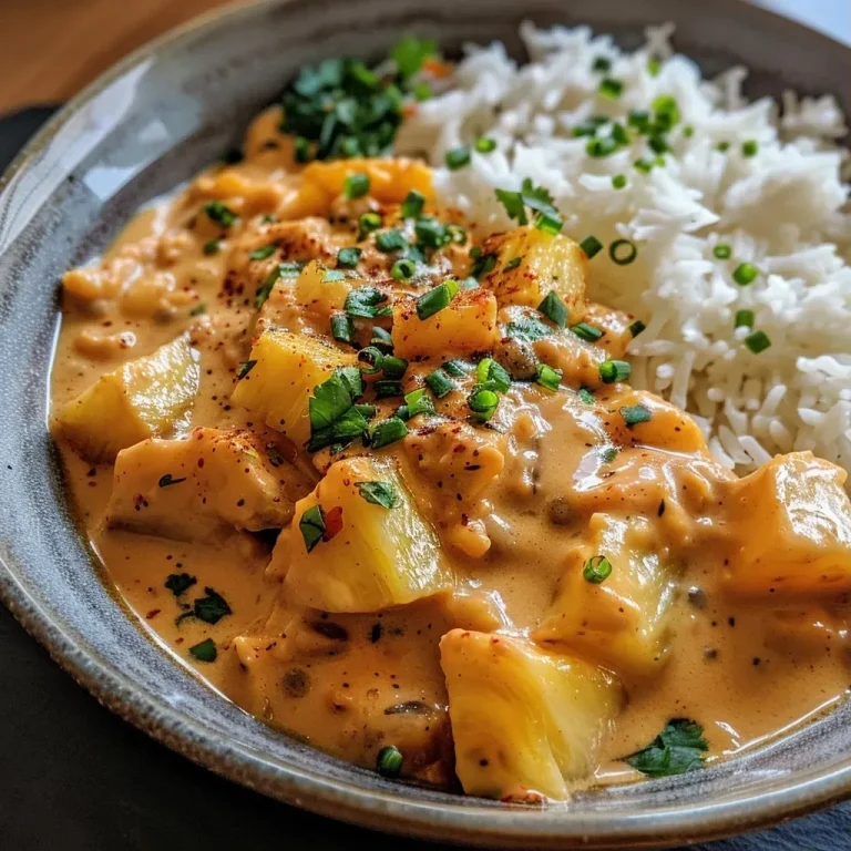 ['A close-up view of creamy Kürbis-Curry with chunks of Hokkaido pumpkin and a sprinkle of fresh herbs.', 'Side view of a vibrant Kürbis-Curry in a bowl, showcasing its rich orange color and creamy texture.', 'A delicious serving of Kürbis-Curry with coconut milk, highlighting the ingredients like pumpkin and pineapple.', 'A bowl of Kürbis-Curry featuring a colorful mixture of vegetables, topped with a drizzle of coconut milk.']